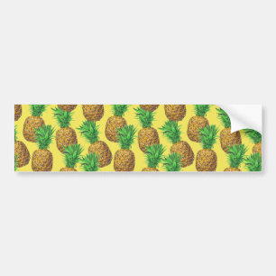 Sunny ananas bildekal
