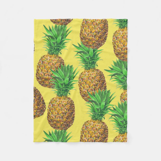 Sunny ananas fleecefilt (Framsidan)
