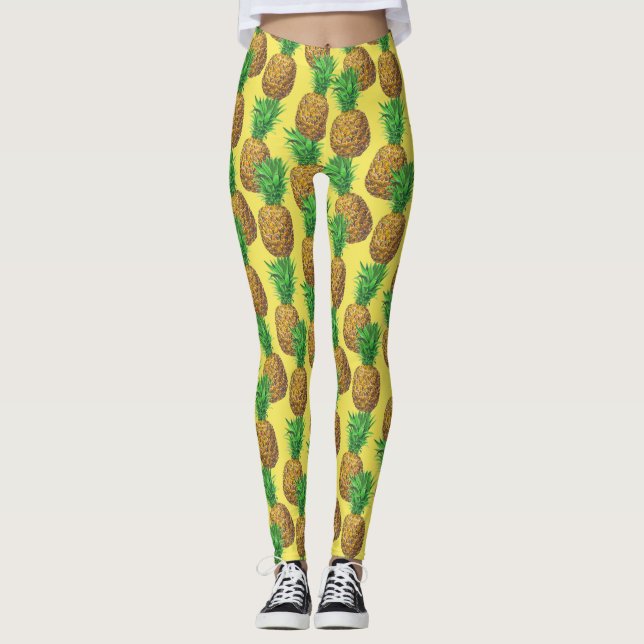 Sunny ananas leggings (Framsida)