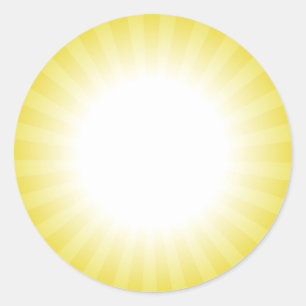 Sunny Anpassningsbar Sticker Runt Klistermärke