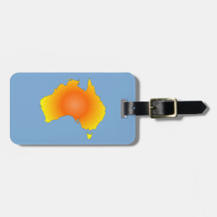 Sunny Australia Karta Bagagebricka