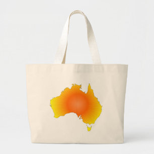 Sunny Australia Karta Jumbo Tygkasse
