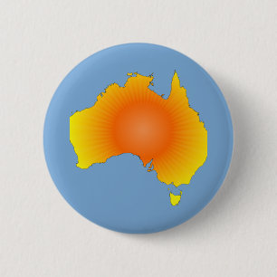 Sunny Australia Karta Knapp