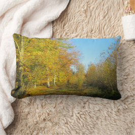 Sunny Autumn Walk - Personlig Lumbarkudde