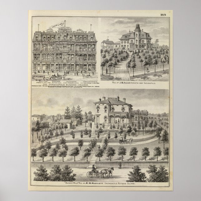 Sunny Backe res of RM Hazelett, Greencastle Poster (Framsidan)