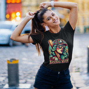 Sunny Batter: Coola Baseball Sister T Shirt