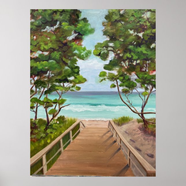 Sunny Beach Escape Poster (Framsidan)