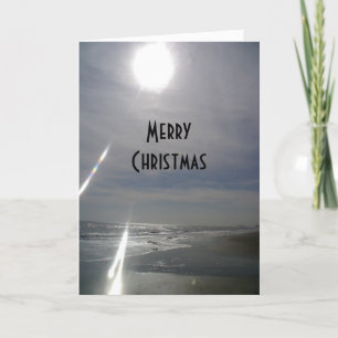"SUNNY BEACH" GOD JUL/GOTT NYTT ÅR ÄVEN HELGKORT