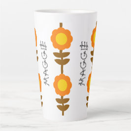 Sunny Bloom Latte Mug