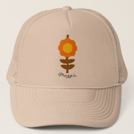 Sunny Bloom Trucker Hat Keps