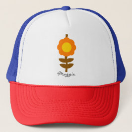 Sunny Bloom Trucker Hat Keps