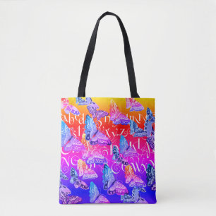 Sunny Boho Butterfly Tygkasse