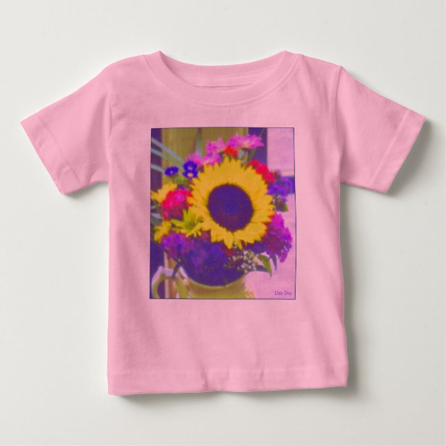 Sunny Bouquet Infants T-shirt (Framsida)