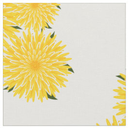 Sunny Bunch of Dandelions Tyg