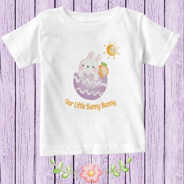 Sunny Bunny Baby Påsk T-Shirt (Skapare uppladdad)