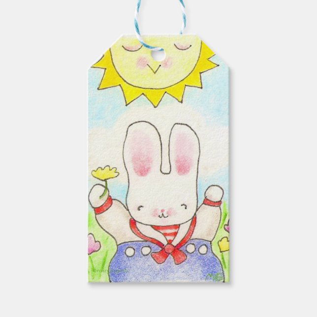 Sunny Bunny-märkre Presentetikett (Framsidan)