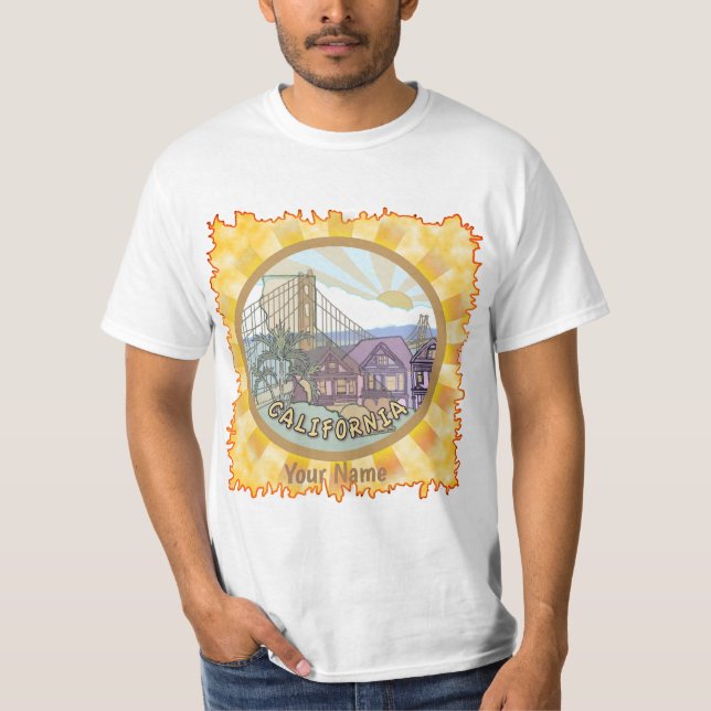 Sunny California t-shirt (Framsida)