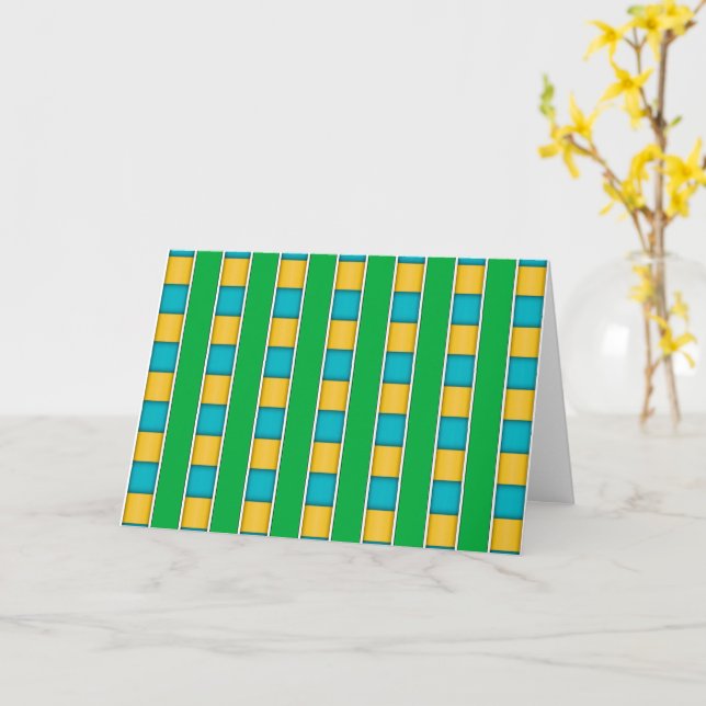 Sunny Carioca Kort (Gul blomma)