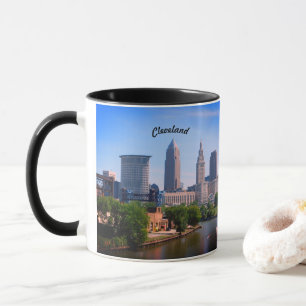 Sunny Cleveland Rivervside Mugg