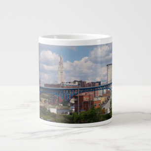 Sunny Cleveland Skyline Specialty Mugg Jumbo Mugg