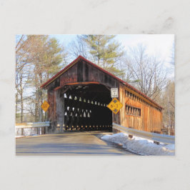 Sunny Coombs Covered Bridge Vykort