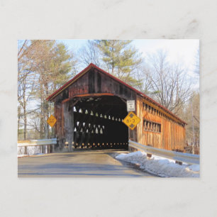 Sunny Coombs Covered Bridge Vykort