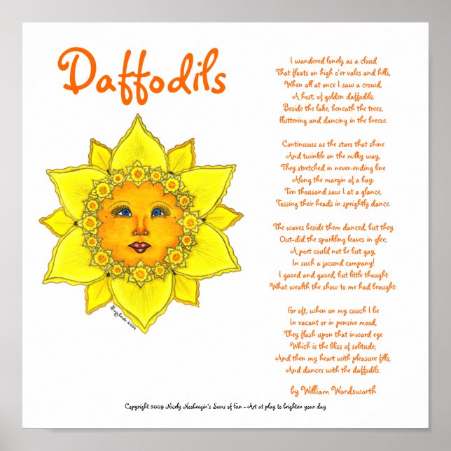Sunny Daffodil - Poster (Framsidan)