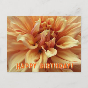 Sunny Dahlia/Grattis på födelsedagen Helgdag vykor Helg Vykort