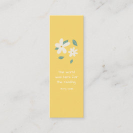 Sunny Daisy Anpassade Mini Bookmark