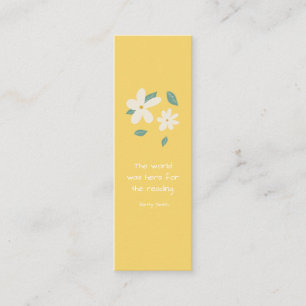 Sunny Daisy Anpassade Mini Bookmark