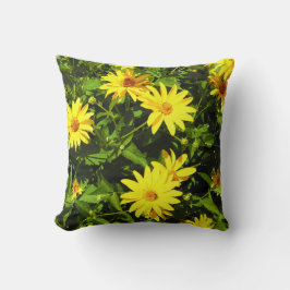 Sunny Daisy Garden Pillow Kudde
