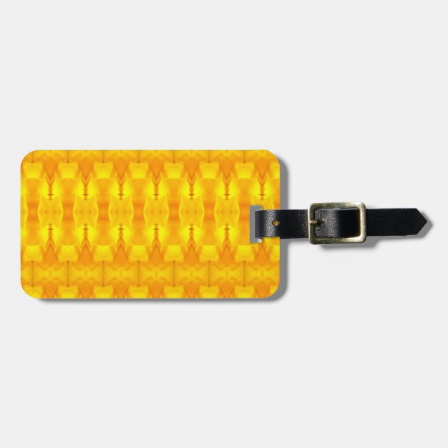 Sunny Daisy Ikat 4 Bagagebricka (Horisontell Framsida)