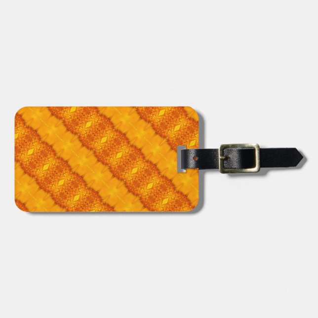 Sunny Daisy Ikat 5 Bagagebricka (Horisontell Framsida)