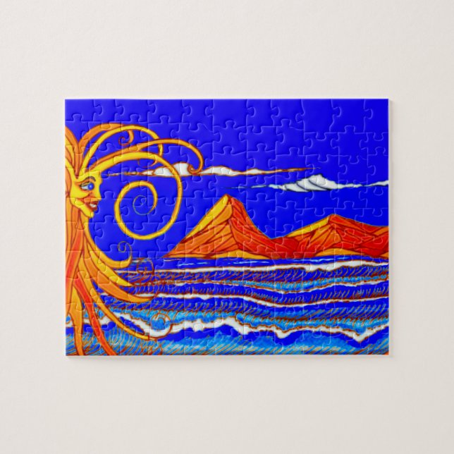 Sunny Day at the Beach  Pussel (Horisontell)