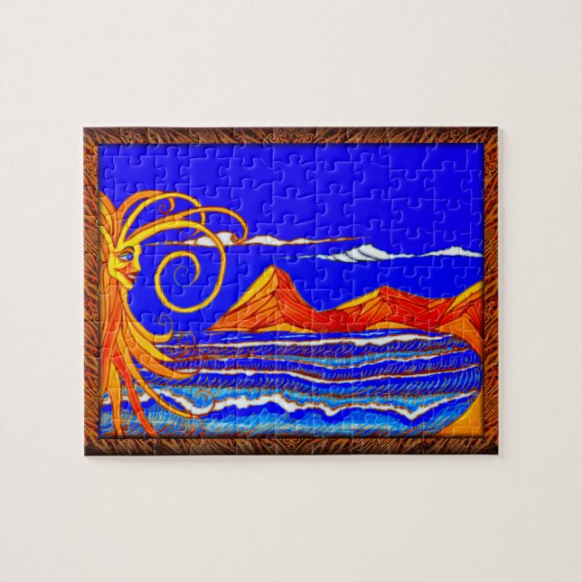 Sunny Day at the Beach  Pussel (Horisontell)