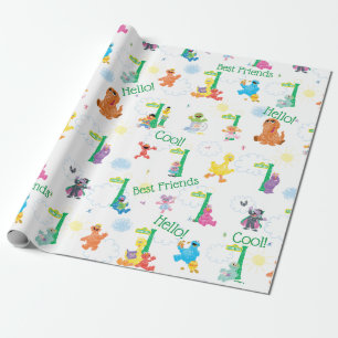 Sunny Day Sesame Street Mönster Presentpapper