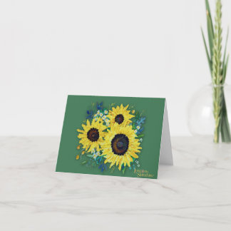 "Sunny Day" Thank-you Card Tack Kort