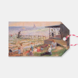 Sunny Day vid Beach Presentetikett