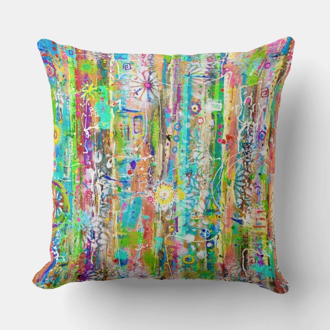 Sunny Days 20 x 20 Cotton Dekorativ kudde (Framsida)