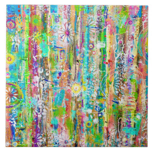 Sunny Days 6 x 6 keramiska plattor Kakelplatta