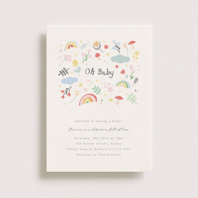 Sunny Days Baby Shower Inbjudningar (Skapare uppladdad)
