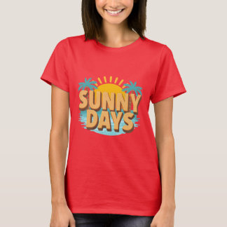 Sunny Days Tropical Beach Summer Vacation T Shirt