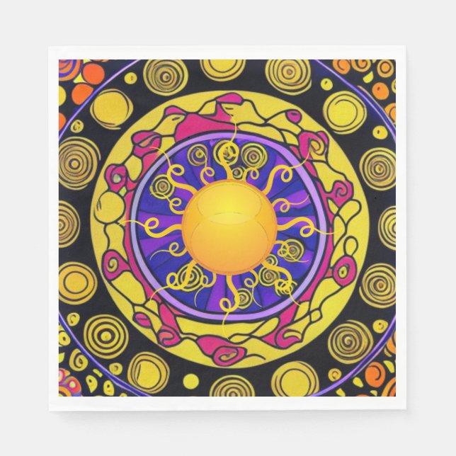 Sunny Daze Pappersservett (Framsidan)