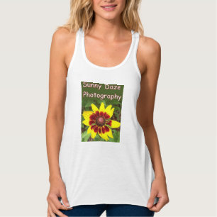 Sunny Daze Photo på en tank eller t-shirt Linne Med Racerback