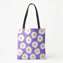 Sunny Egg Lila Tote Bag