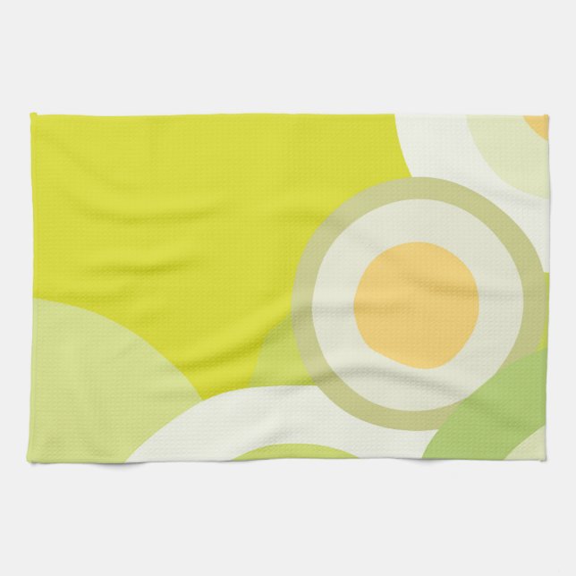 Sunny färg kökshandduk (Horisontell)