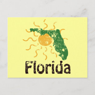 Sunny Florida Postcard Vykort