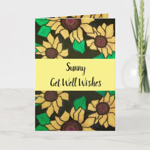 Sunny Get well Önskemål Sunwers Bright Gult Kort
