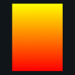 Sunny Gradient Poster<br><div class="desc">Färggradientdesign från rött till gult. Lägg till text eller bilder.</div>