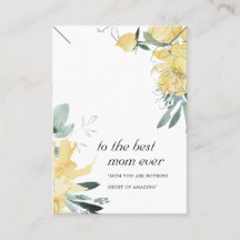 SUNNY GULT BLOMMIGT MAMMA GIFT NECKLACE VISNING CA